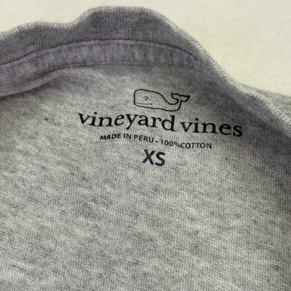 Vineyard Vines Happy Hanukkah Whale Menorah Long Sleeved T Shirt Gray Size XS - Picture 5 of 9